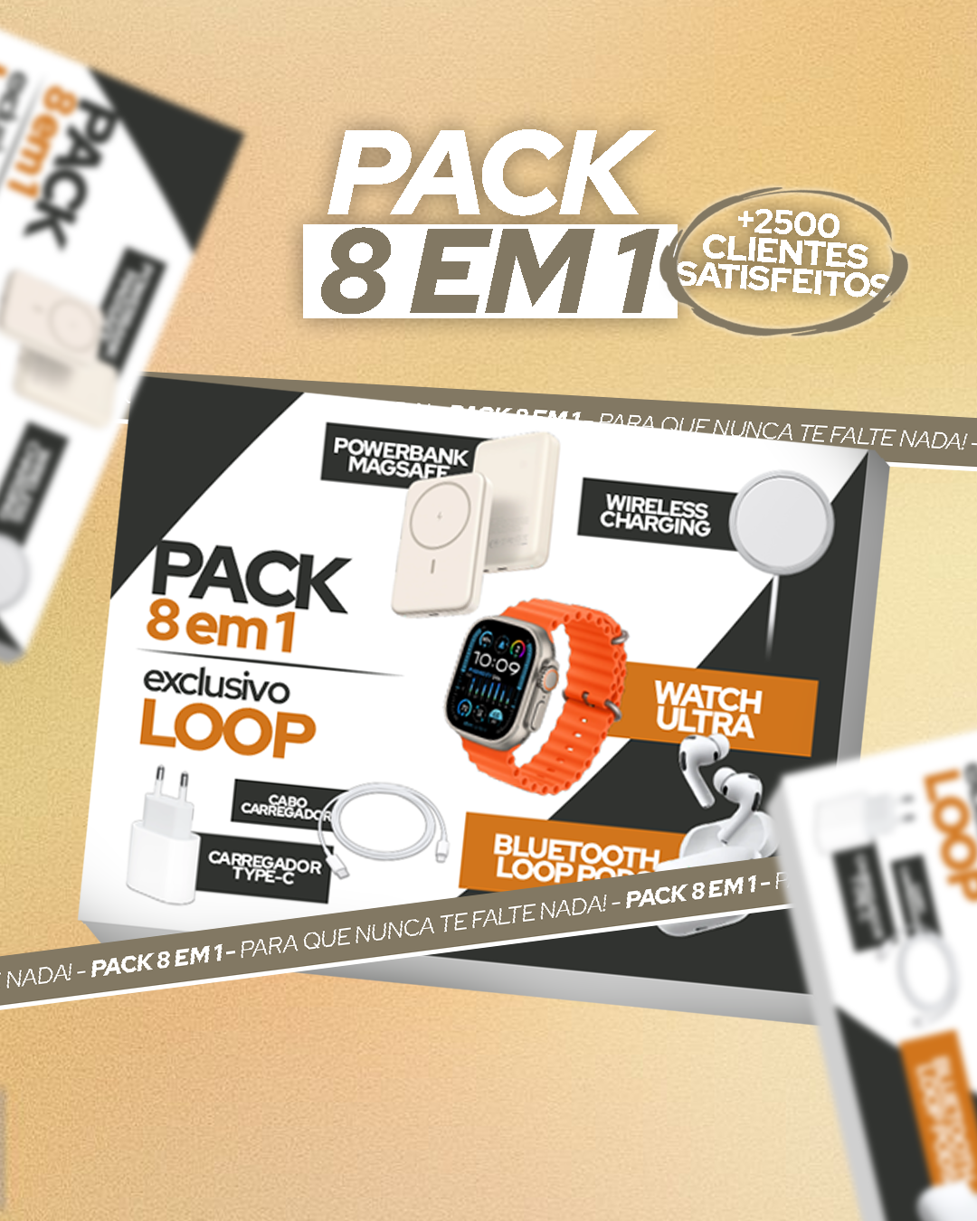 Pack 8 em 1