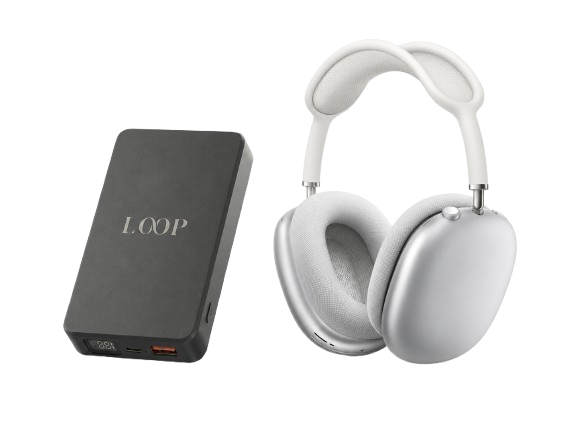 Fones P9 Cinza + Capa MagSafe