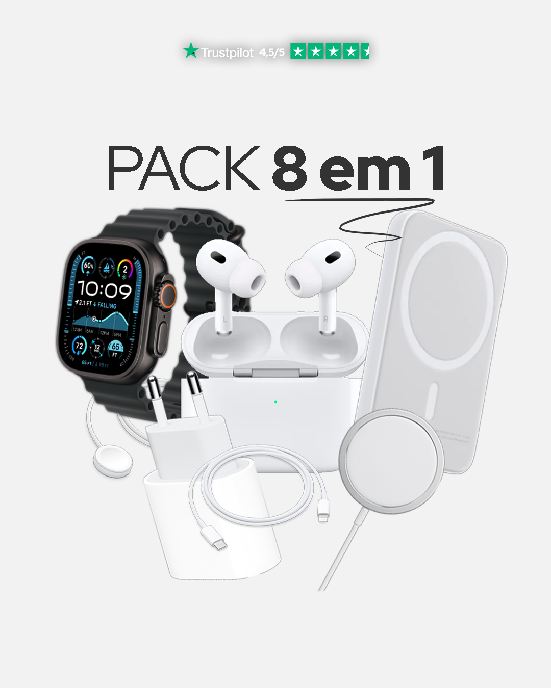 Pack 8 em 1