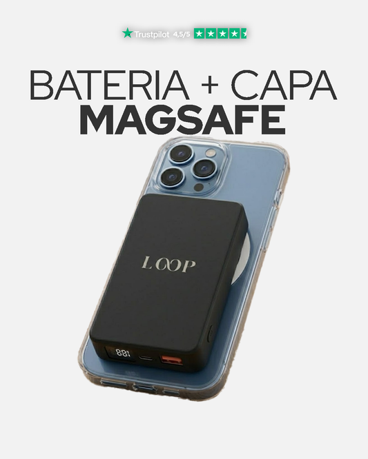 Bateria + Capa Magsafe