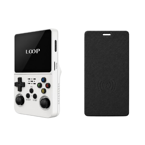 Consola Retro Branco + Cartão GPS