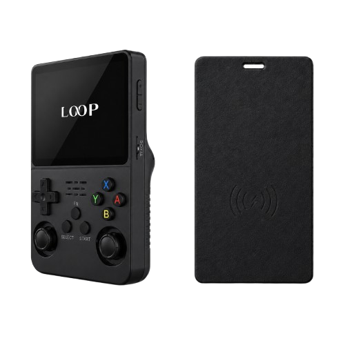 Consola Retro Preto + Cartão GPS