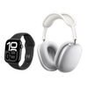 Smartwatch S10 + Fones P9 Cinza